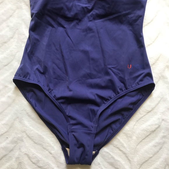 One-Piece Swimsuit Active Training Blue X-Small - Picture 4 of 10